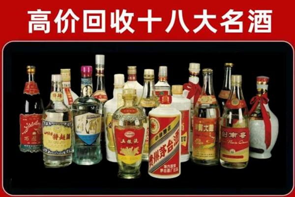 乐至回收铁盖茅台酒